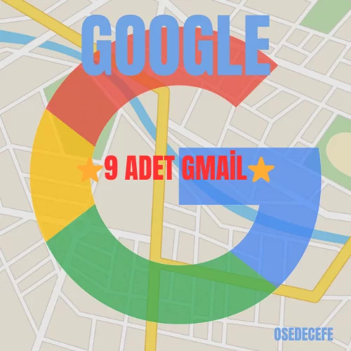  ⭐ 9    ADET     GOOGLE    GMAİL ⭐